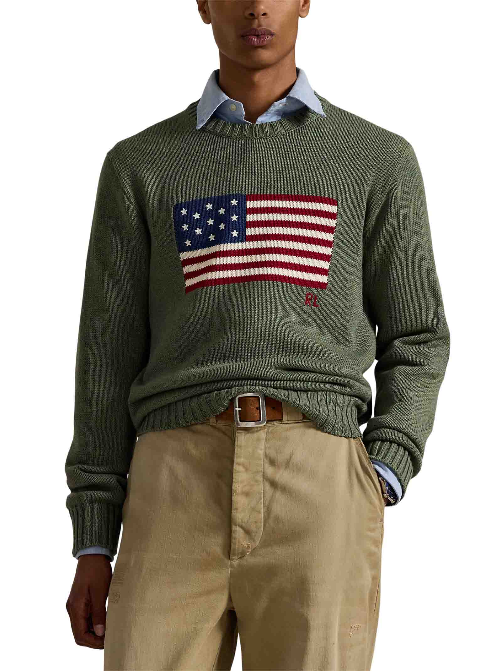 Polo Ralph Lauren Iconic American Flag Sweatshirt for Men
