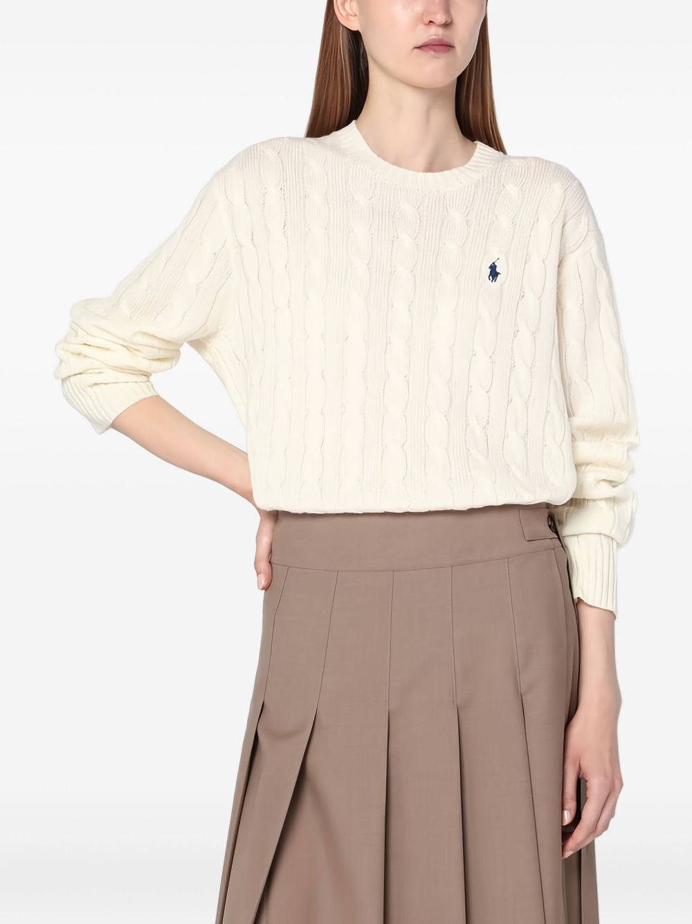 POLO RALPH LAUREN Classic Cable-Knit Sweater for Women