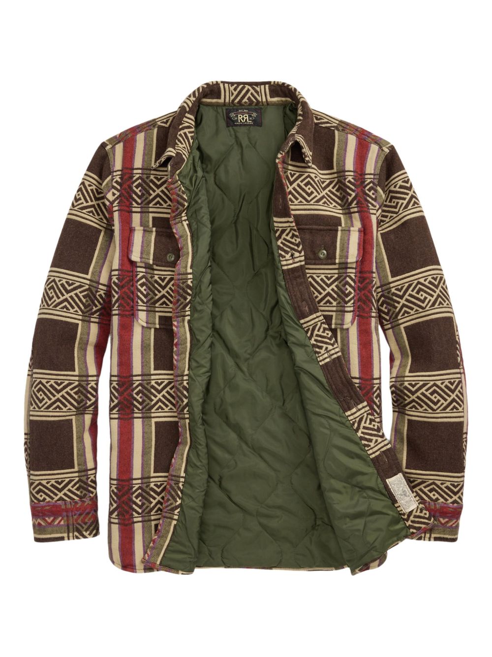 POLO RALPH LAUREN Vintage-Inspired Blanket Pattern Jacket