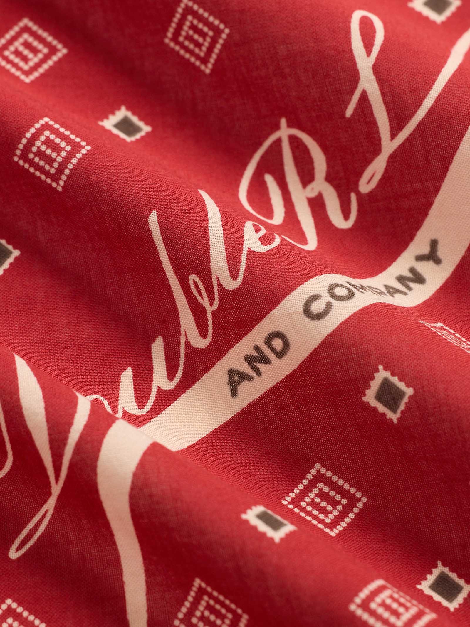 POLO RALPH LAUREN Geometric Print Scarf 50.8 x 50.8 cm