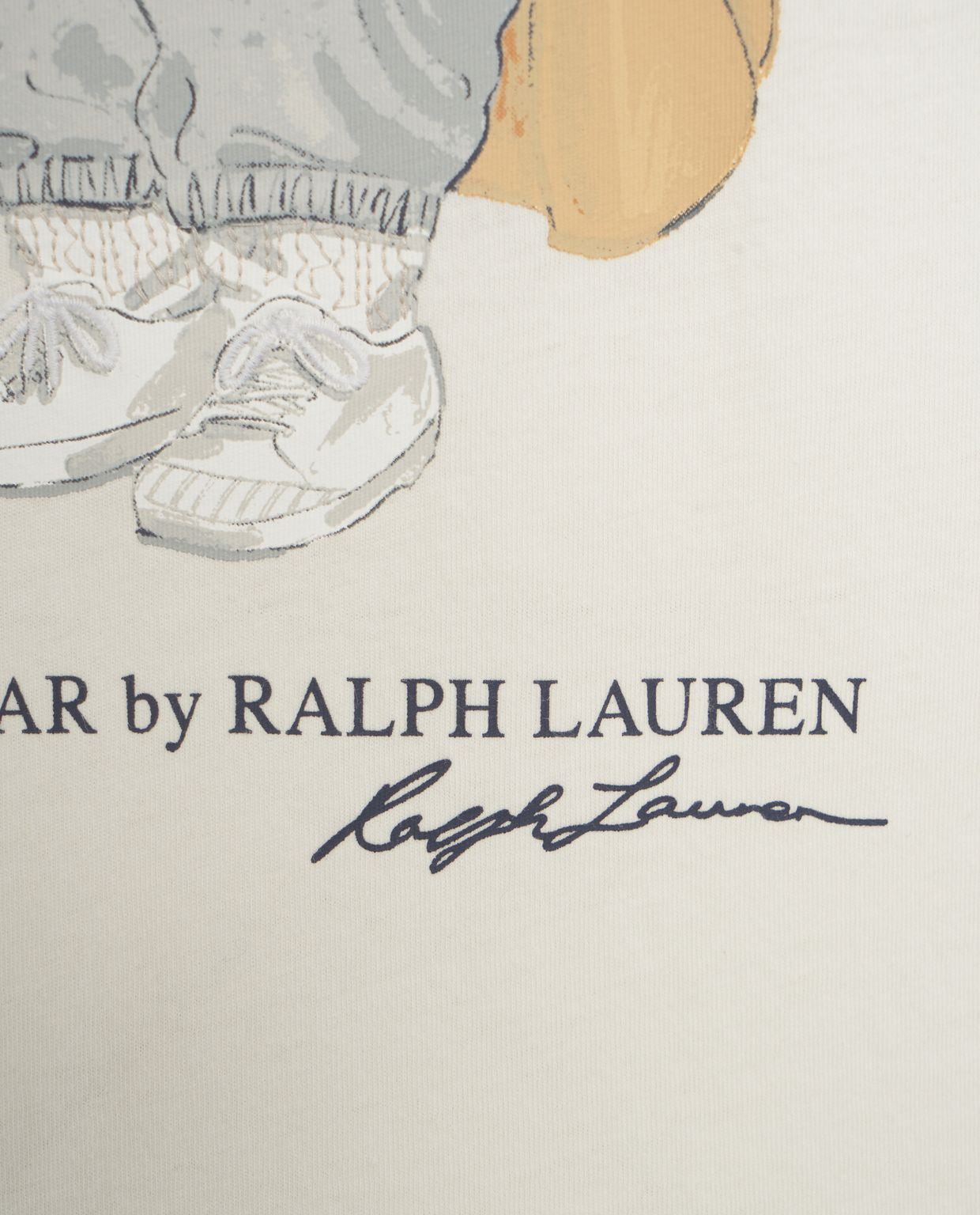 POLO RALPH LAUREN Classic Crew Neck T-shirt with Iconic Print