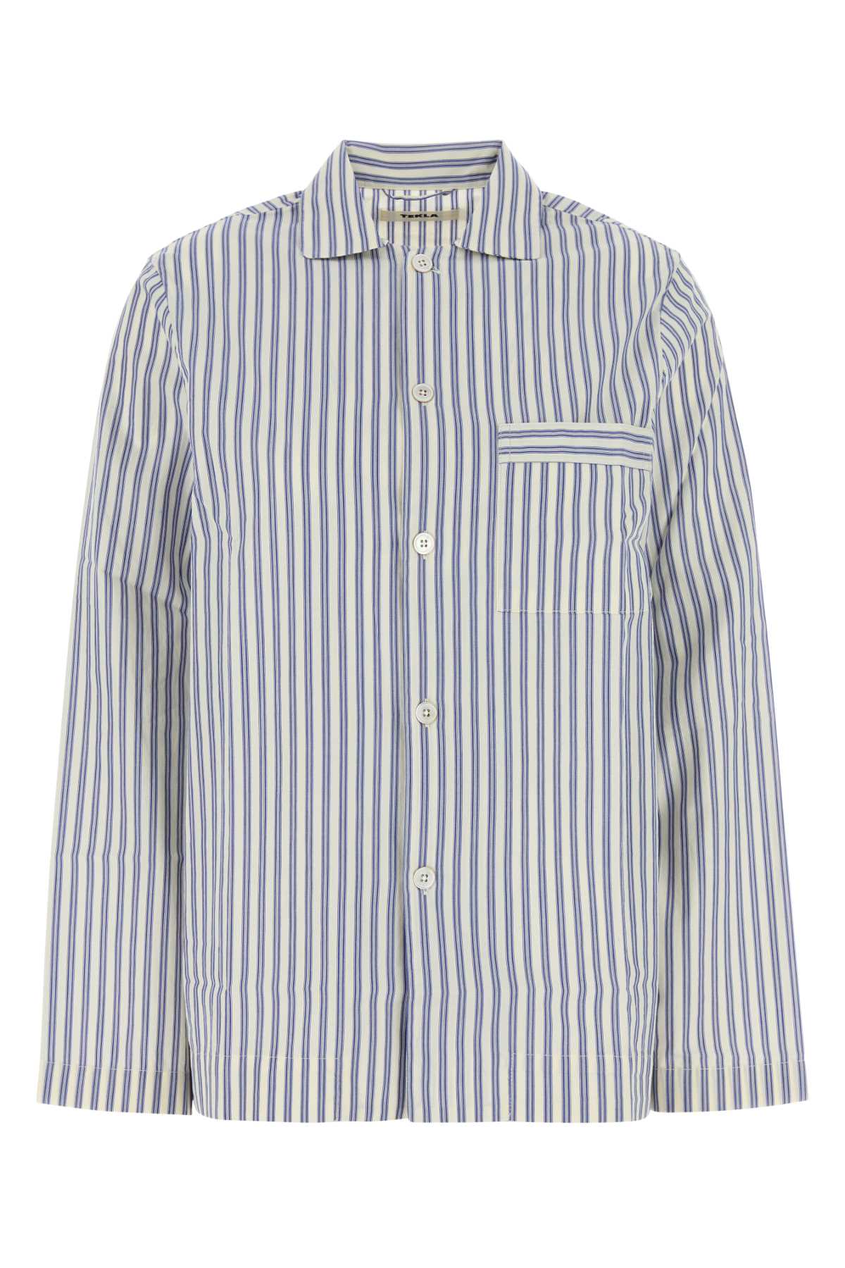 TEKLA Embroidered Poplin Shirt for Women - SS25