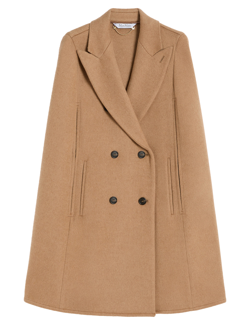 MAX MARA Draped Cape in Luxe Wool