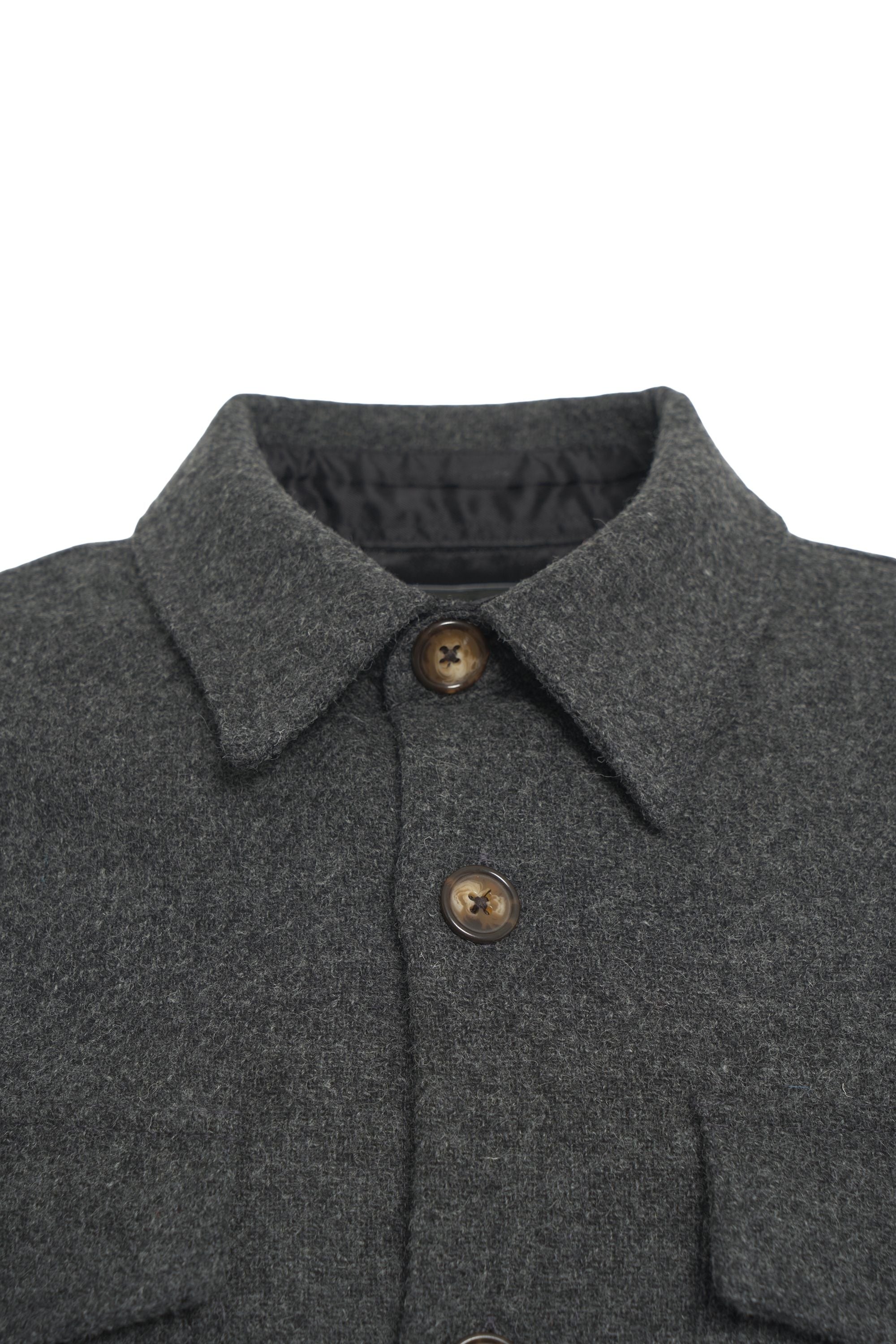PORTUGUESE FLANNEL Classic Wool Overshirt for Men - Perfect for Layering