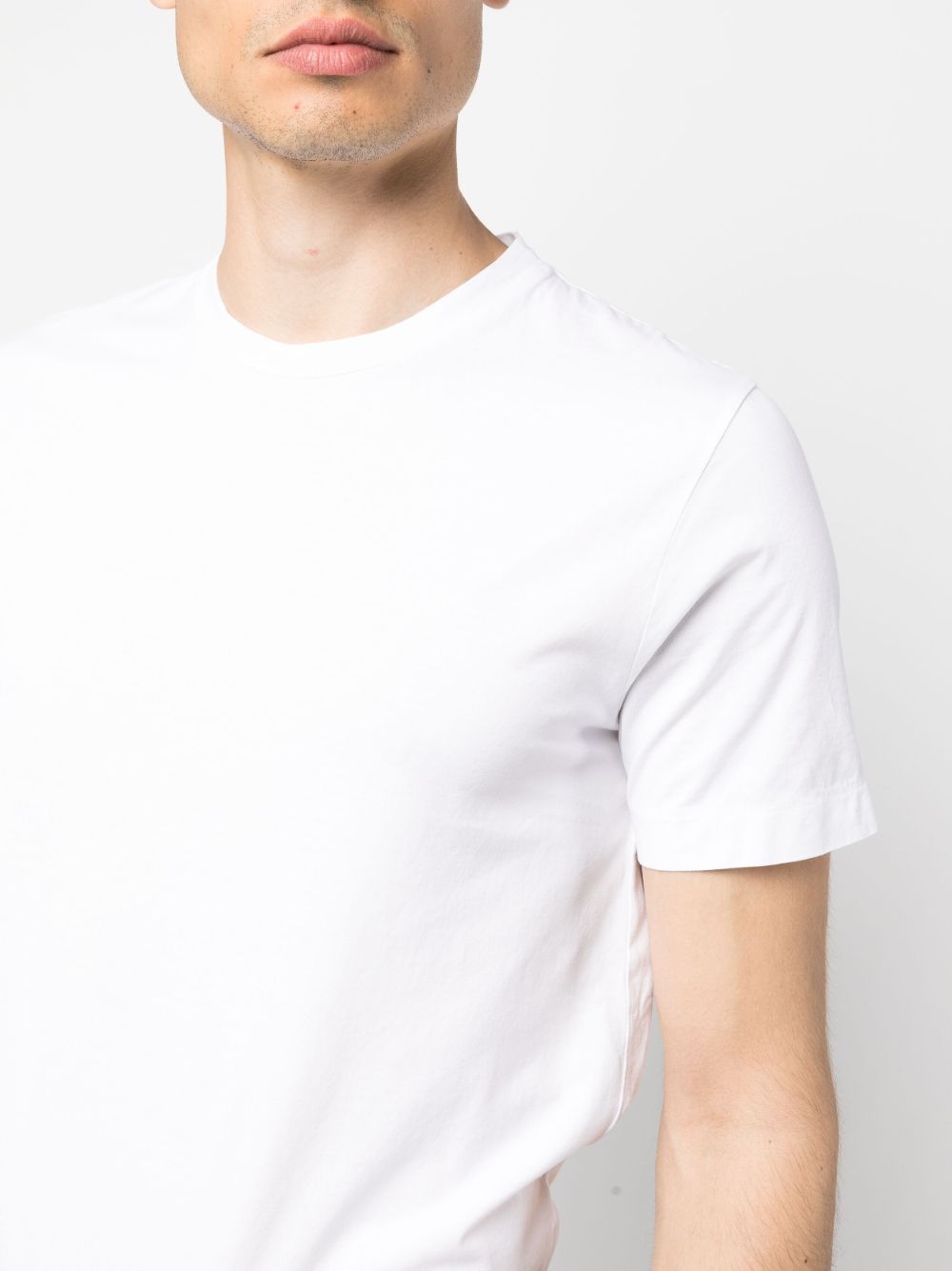 FINAMORE Cotton Crew Neck T-Shirt for Men - SS25
