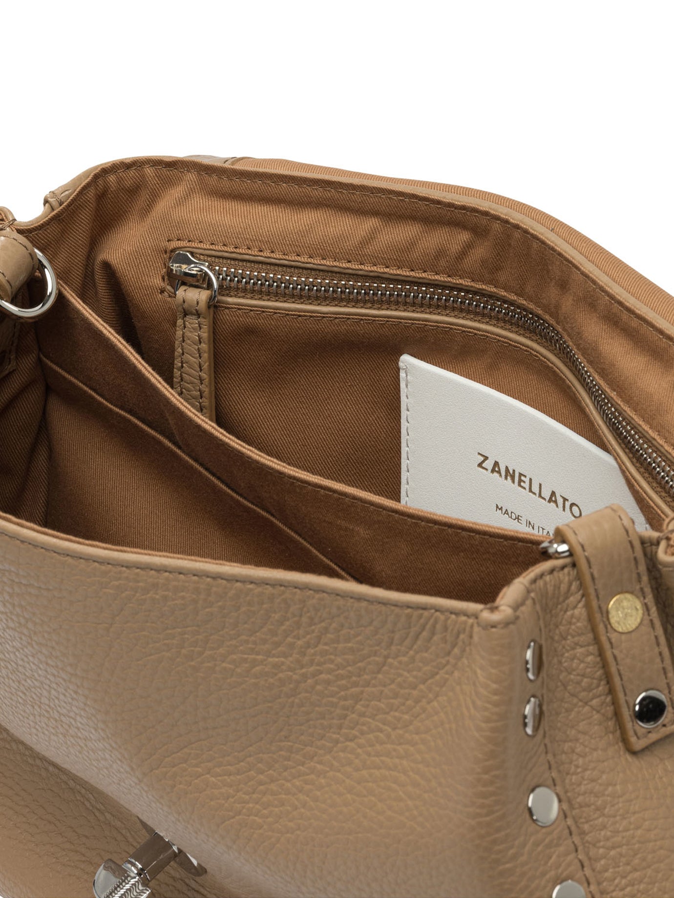 ZANELLATO Mini Leather Handbag - 29X20X15 CM