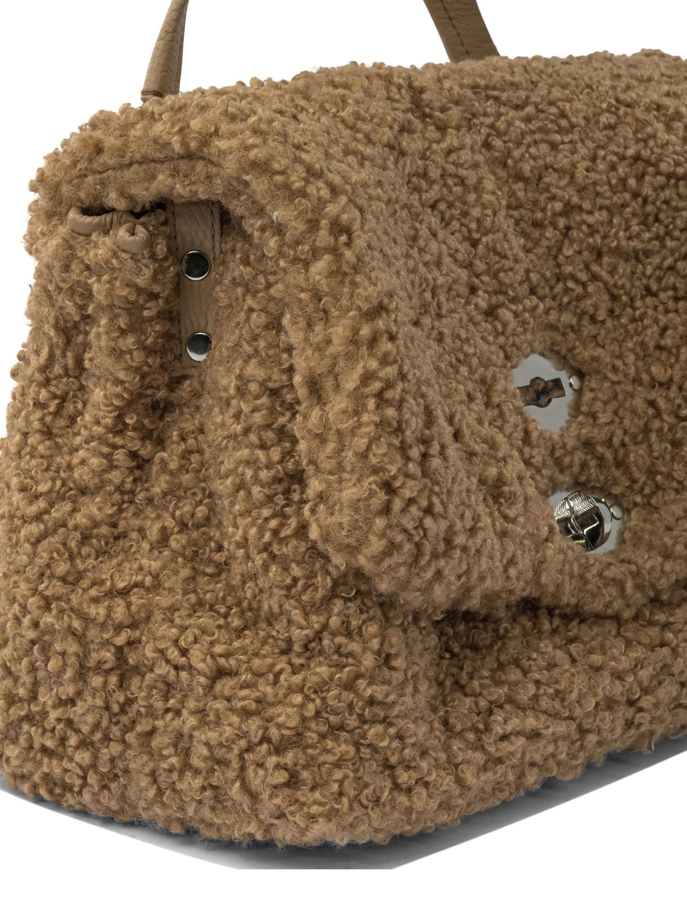 ZANELLATO Mini Faux Fur Teddy Handbag