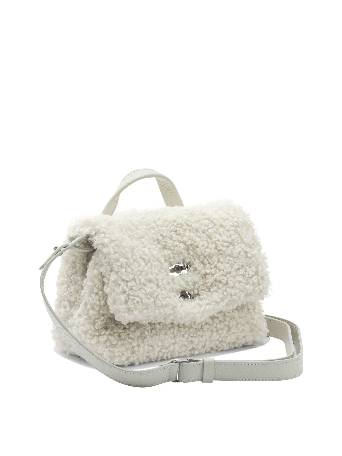ZANELLATO Mini Faux Fur Teddy Handbag