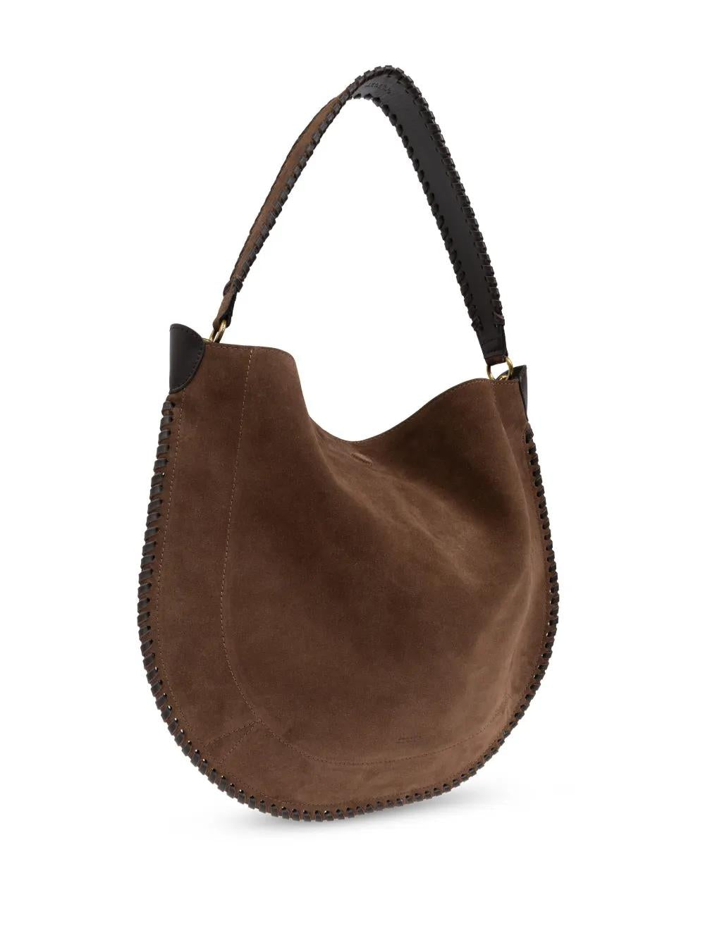ISABEL MARANT Oskan Mini Suede Shoulder Handbag