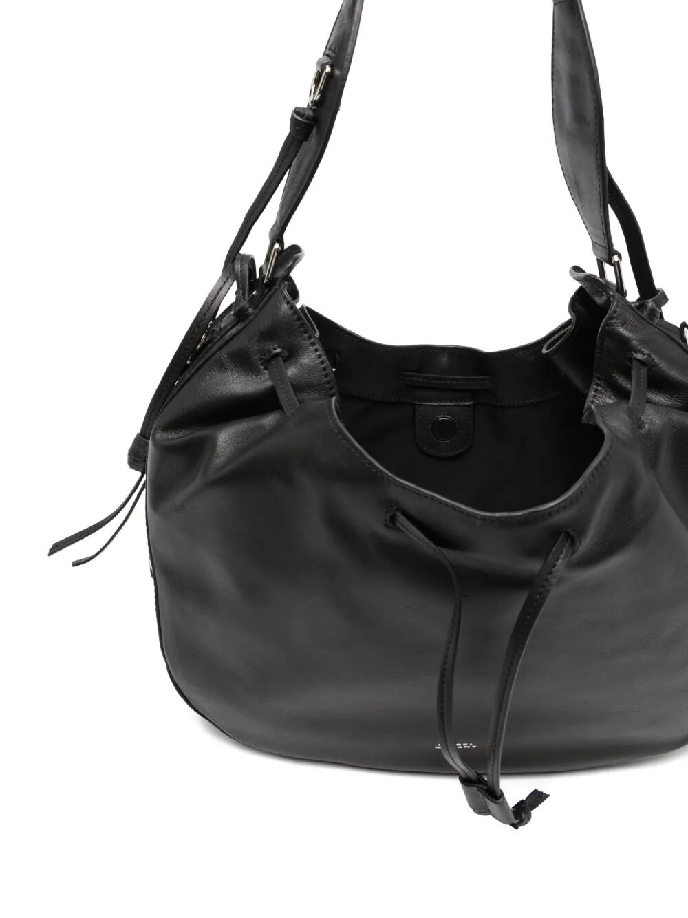 ISABEL MARANT Mini Hobo Handbag with Silver Detailing