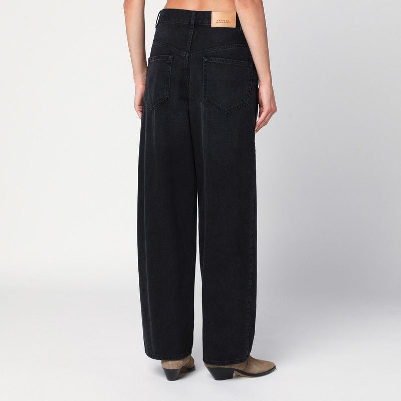 ISABEL MARANT Faded-Effect High-Waisted Jeans for Women