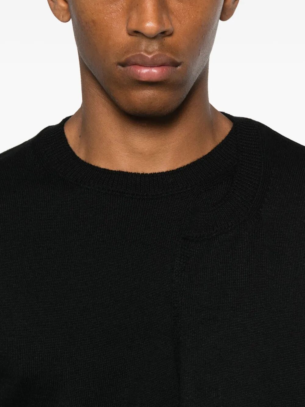 COMME DES GARÇONS HOMME PLUS Asymmetrical Wool Shirt for Men - FW25