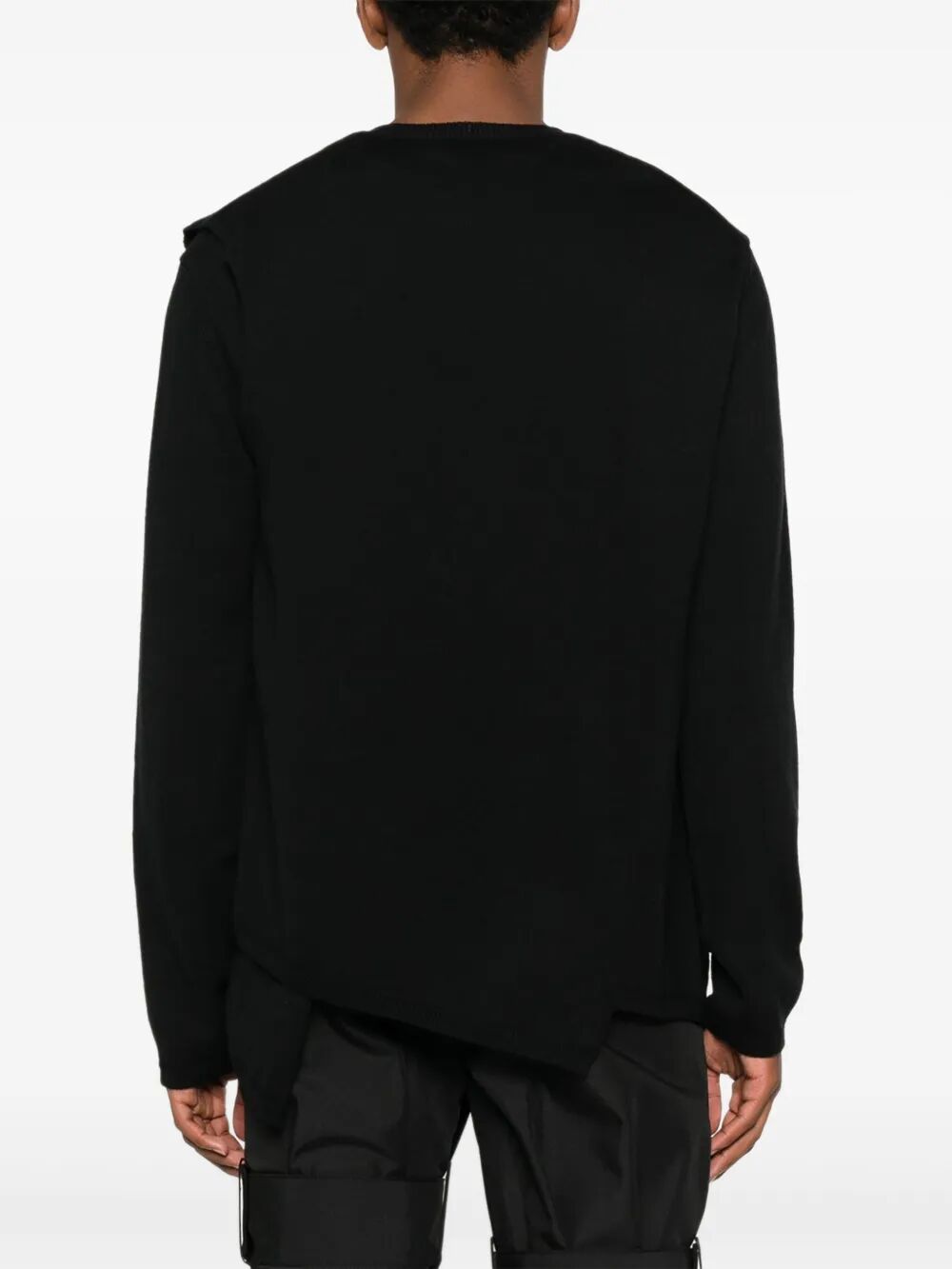 COMME DES GARÇONS HOMME PLUS Asymmetrical Wool Shirt for Men - FW25