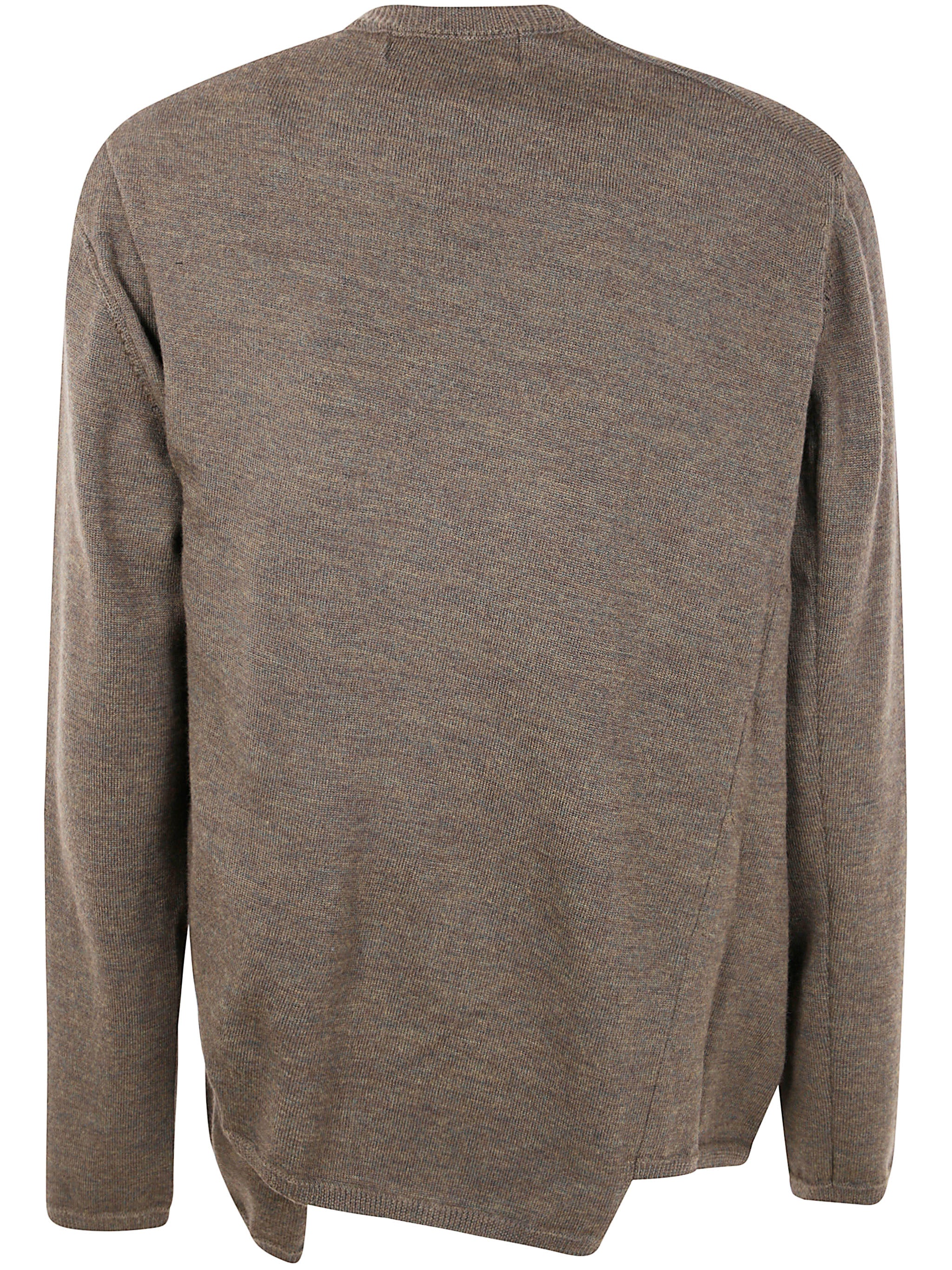 COMME DES GARÇONS HOMME PLUS Asymmetrical Wool Shirt for Men