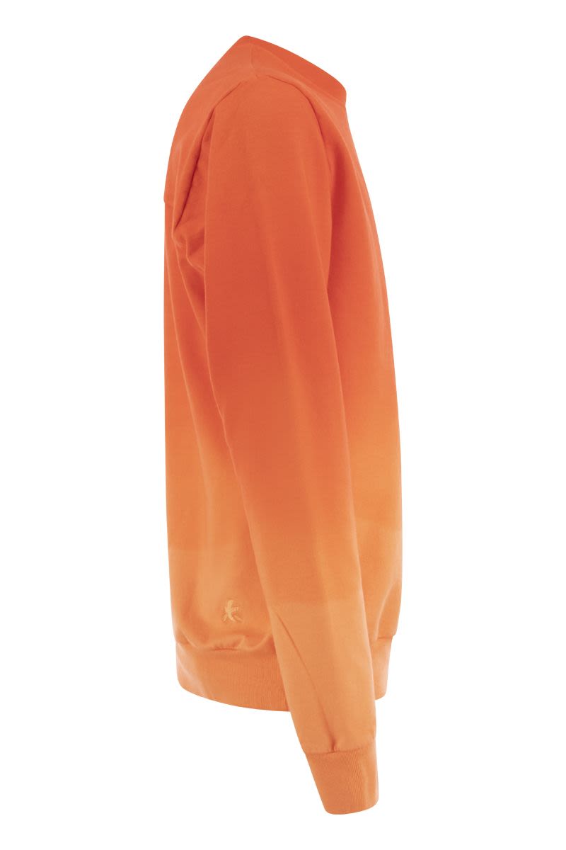 PREMIATA Men's Logo Sweatshirt with Crossneck Design