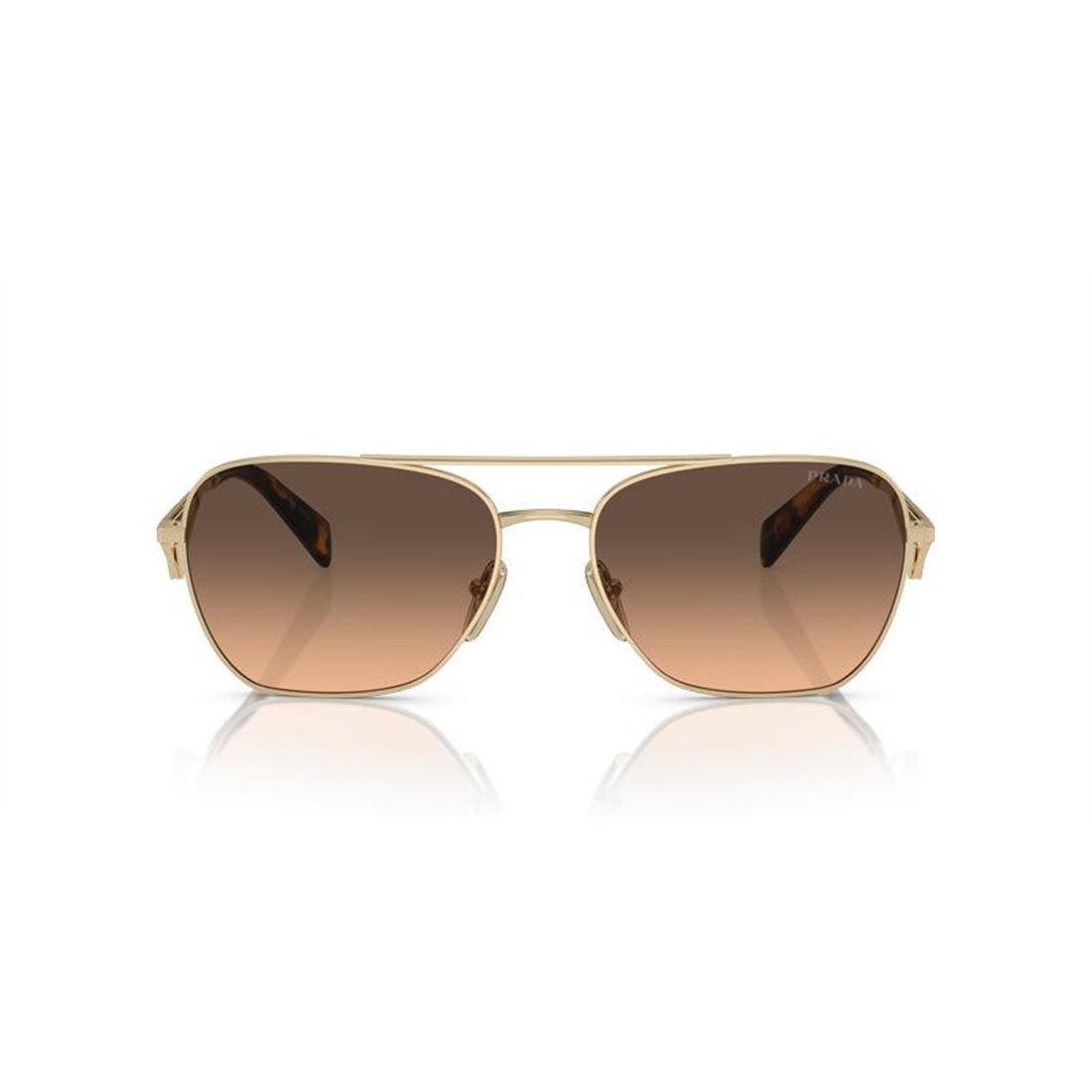 PRADA Elegant Metal Frame Sunglasses for Women