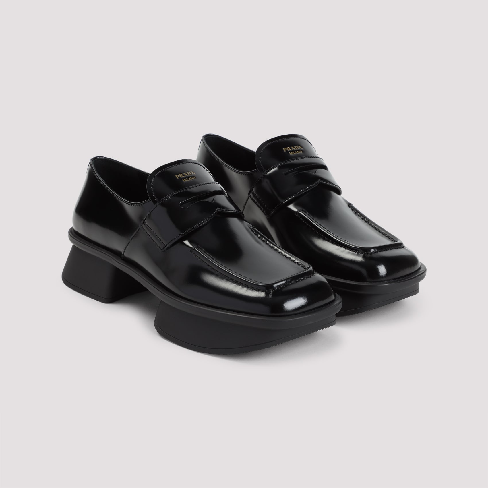 PRADA Elegant Loafers with 4cm Height