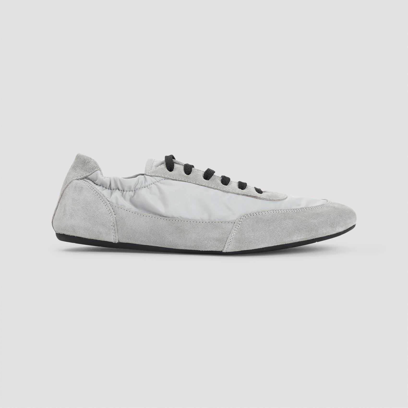 PRADA Leather Collapse Sneaker for Women - FW25