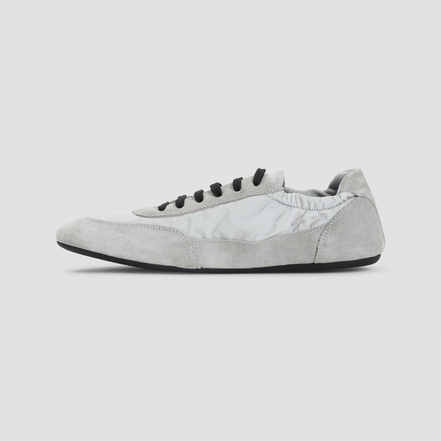 PRADA Leather Collapse Sneaker for Women - FW25