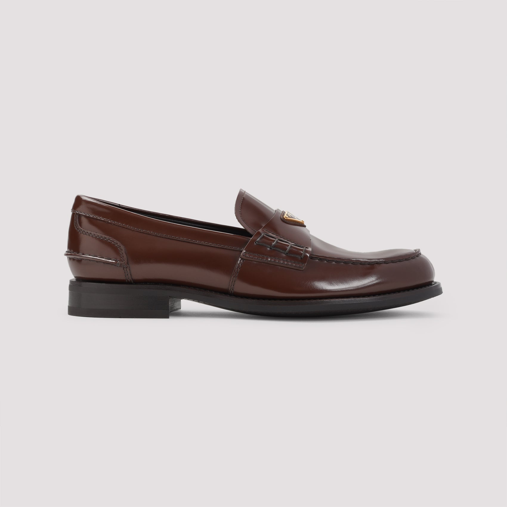 PRADA Men's Luxurious Leather Loafers - Fall Winter 2025