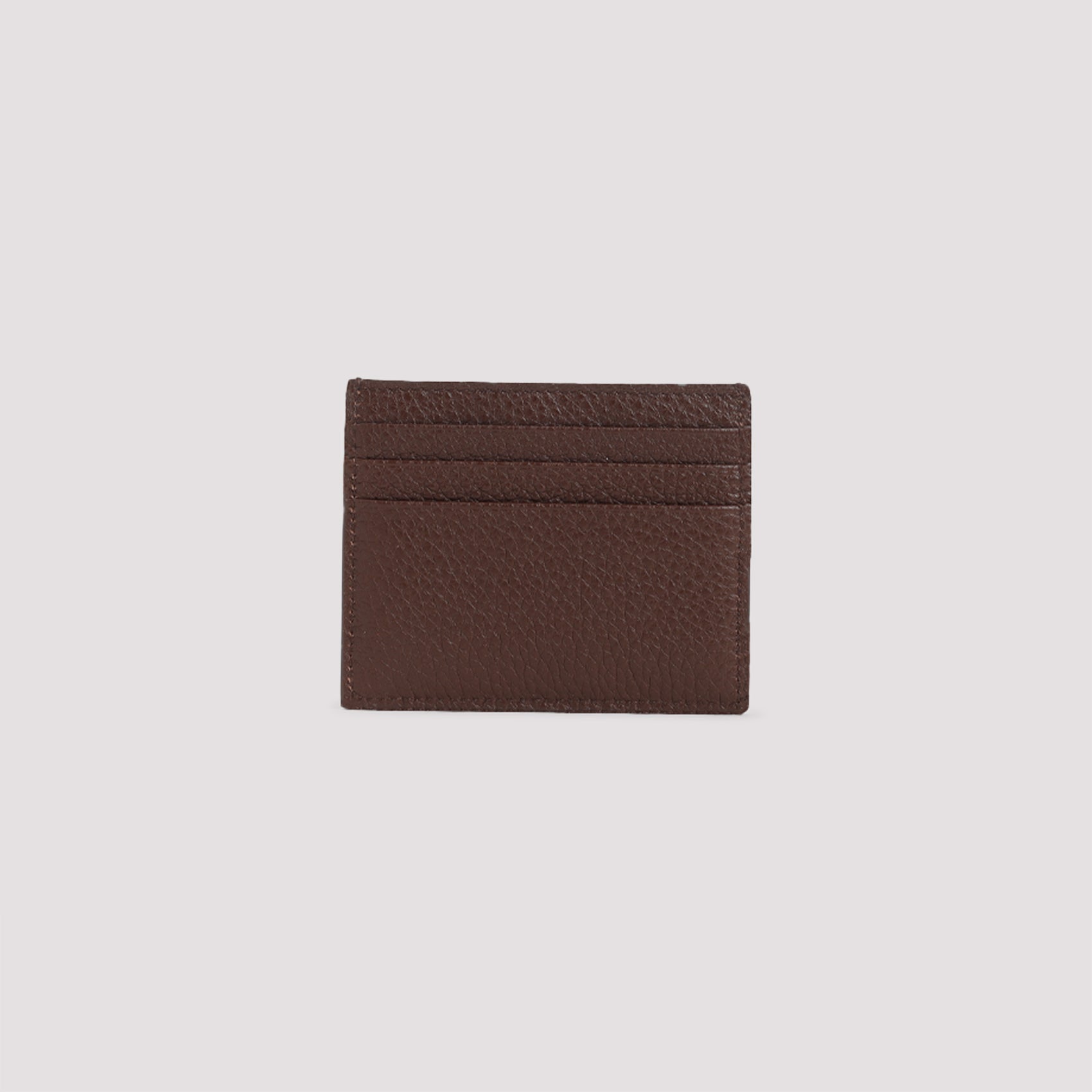 PRADA Mini Leather Cardholder with Signature Logo