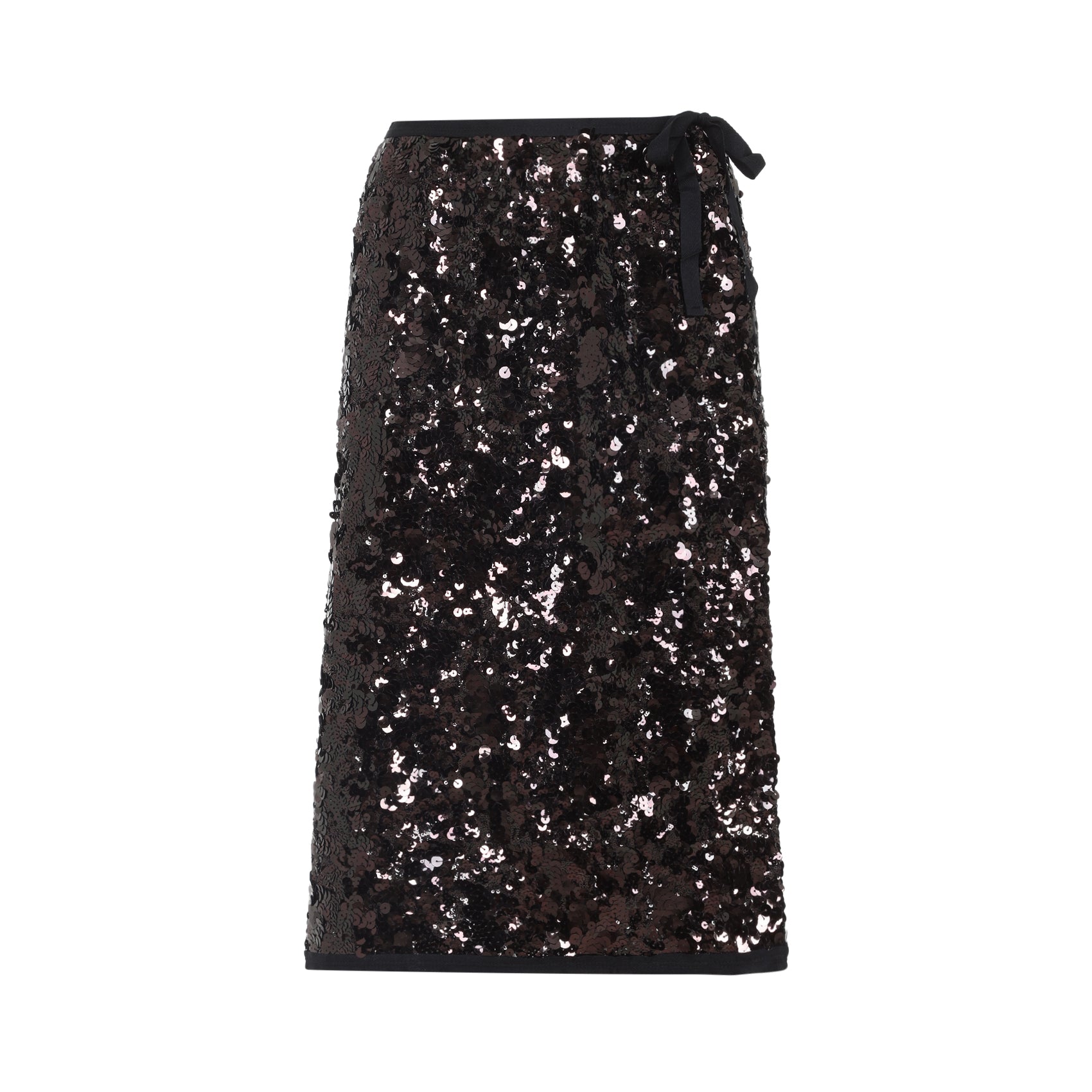 PRADA Elegant Polyamide Mini Skirt for Women - FW25