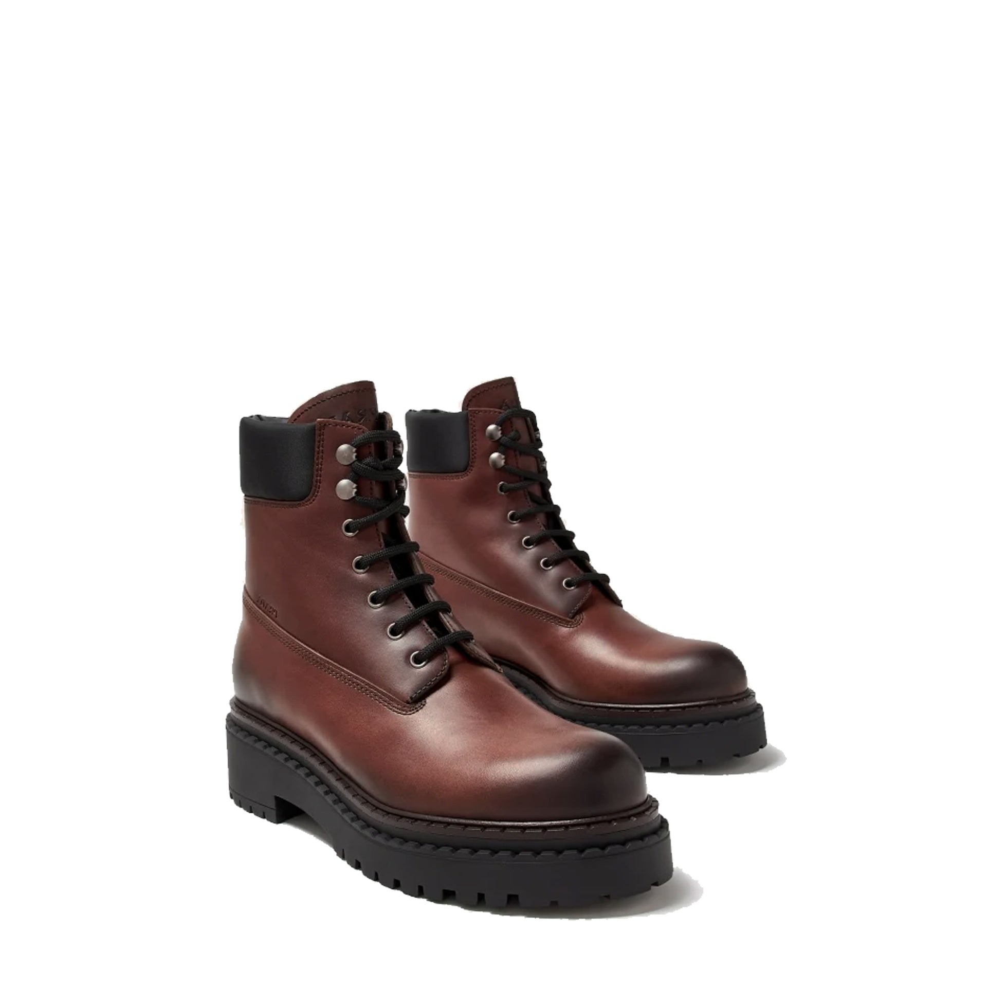 PRADA Stylish Leather Ankle Boots for Men