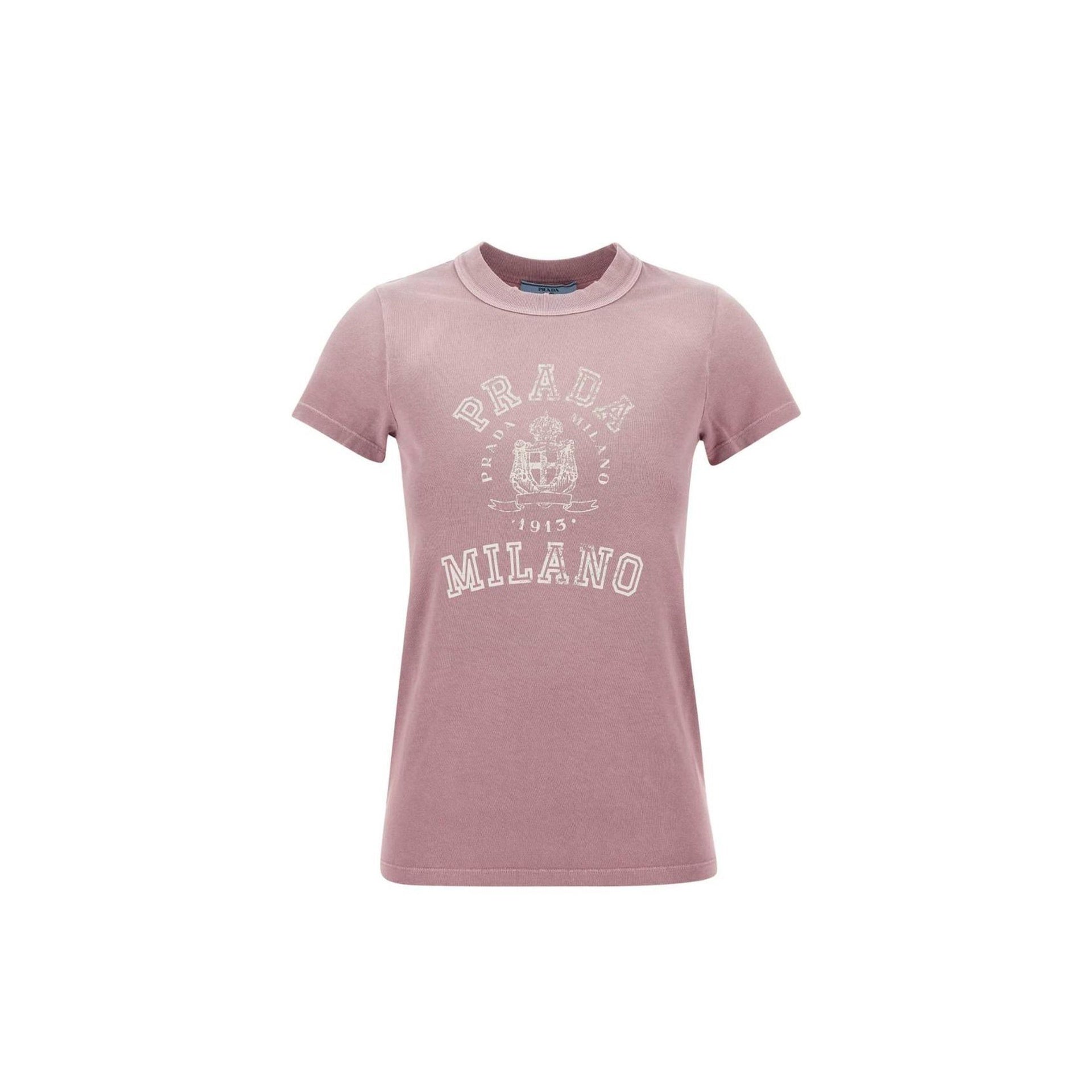 PRADA Logo T-Shirt - Slim Fit - Women's