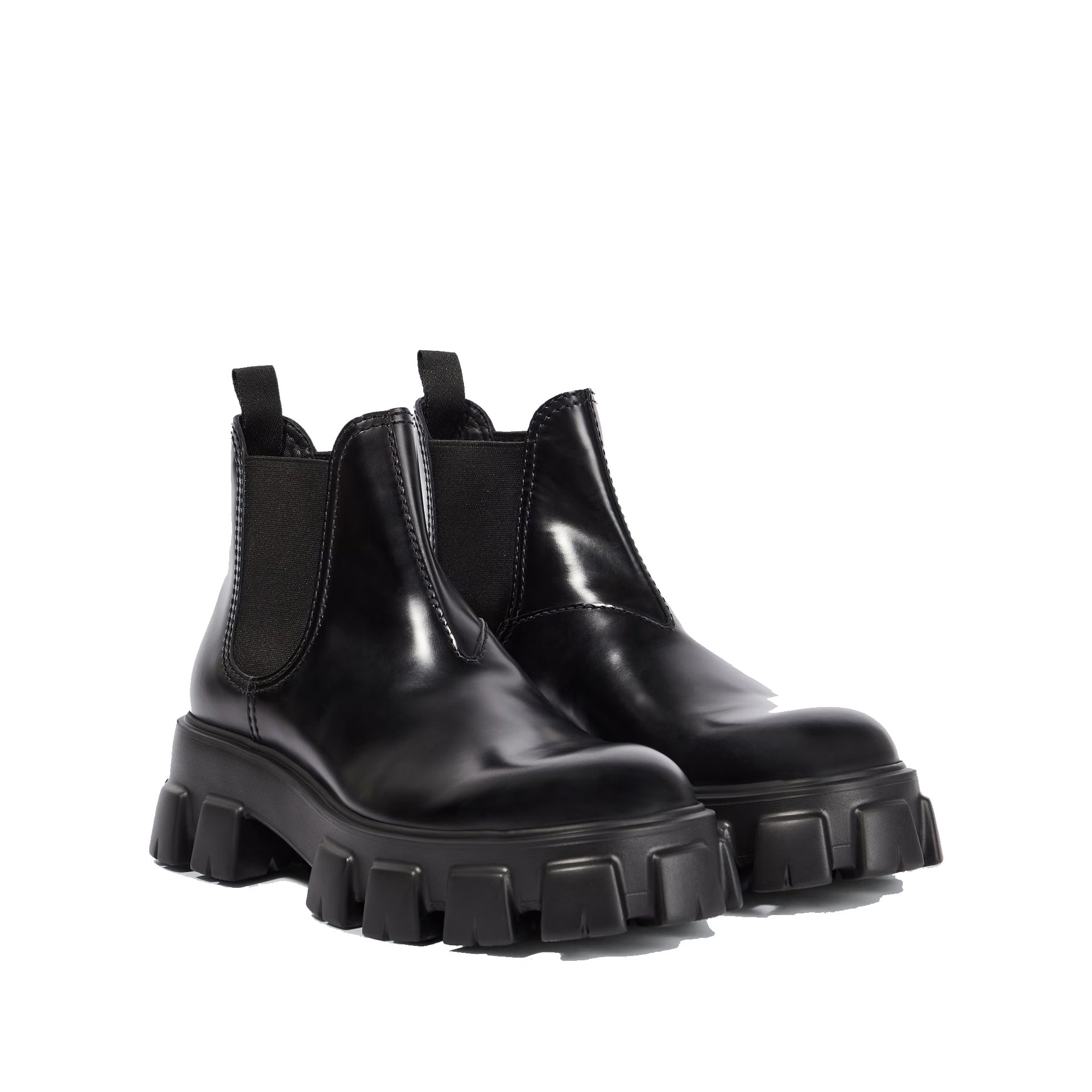 PRADA Luxury Leather Ankle Boots