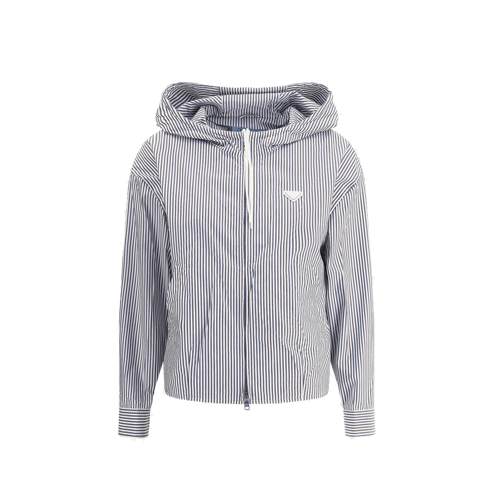 PRADA Striped Hooded Jacket for Women