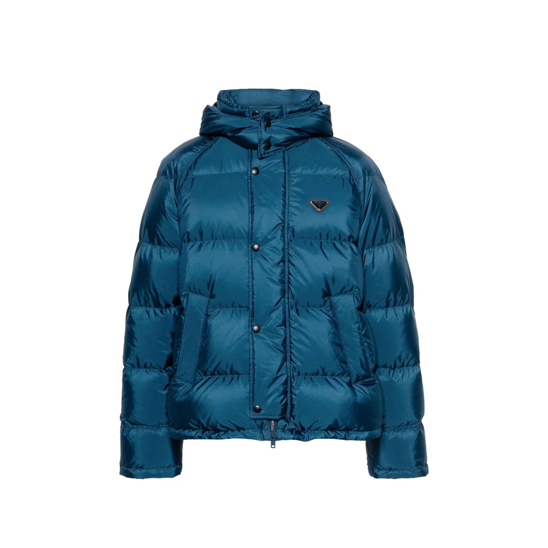 PRADA Triangle Logo Down Jacket for Men