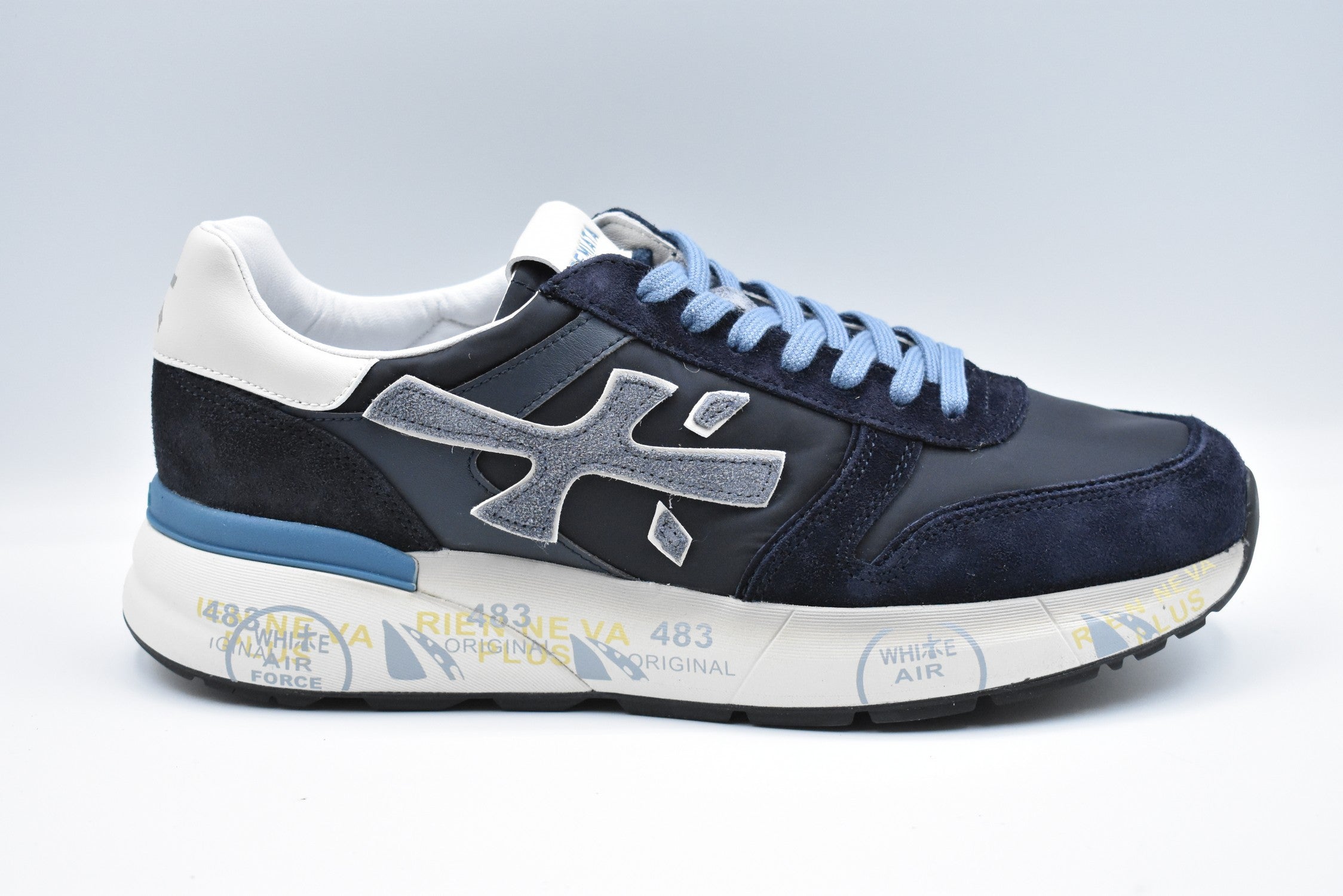 PREMIATA Stylish Low Top Lace-Up Shoes for Men