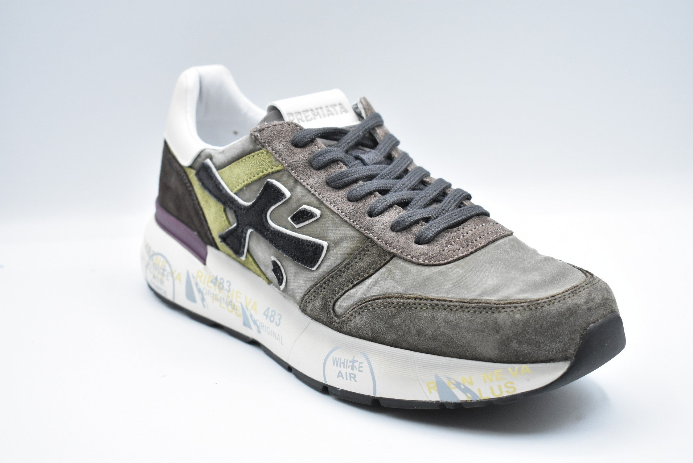 PREMIATA Men's Low Lace-Up Shoes for Casual Wear