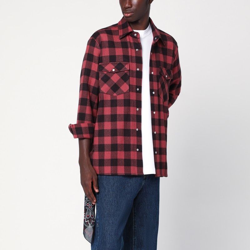DESTIN Antique Plaid Wool Shirt for Men - FW25 Collection