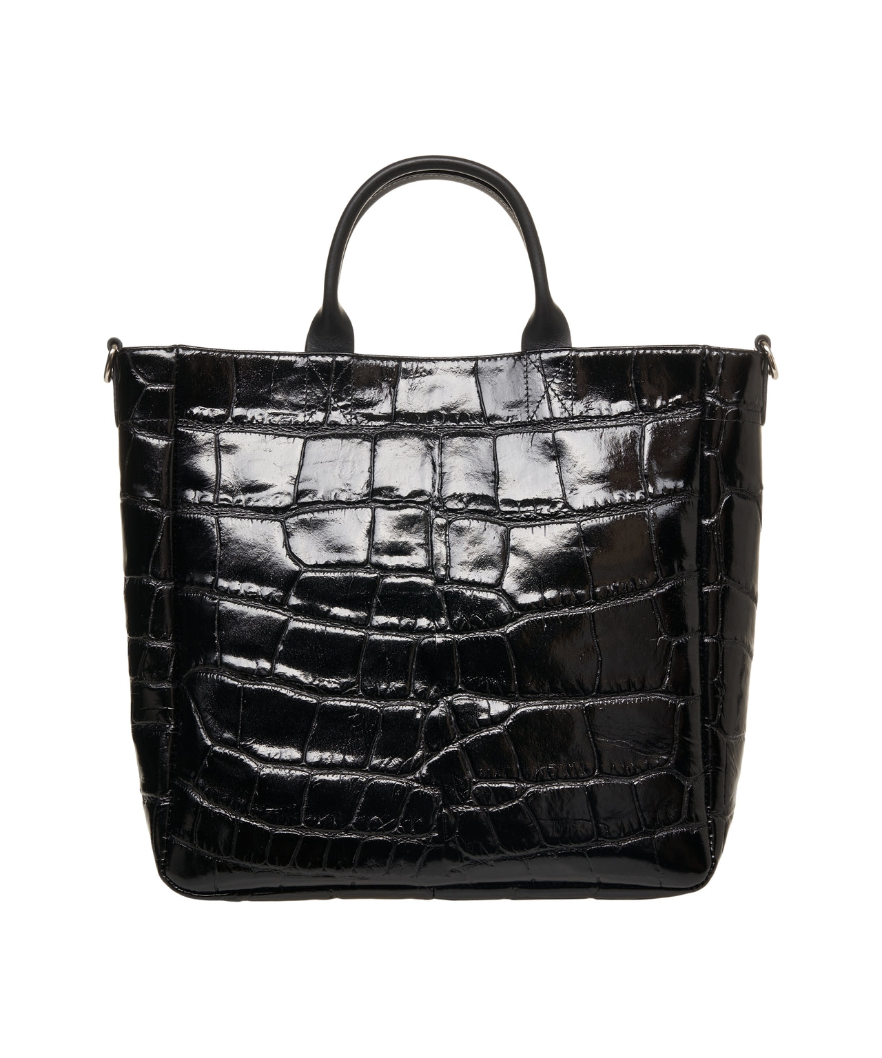 PROFANTER Structured Handbag in Premium Reptile Leather - 28 x 29.5 x 9.5 cm