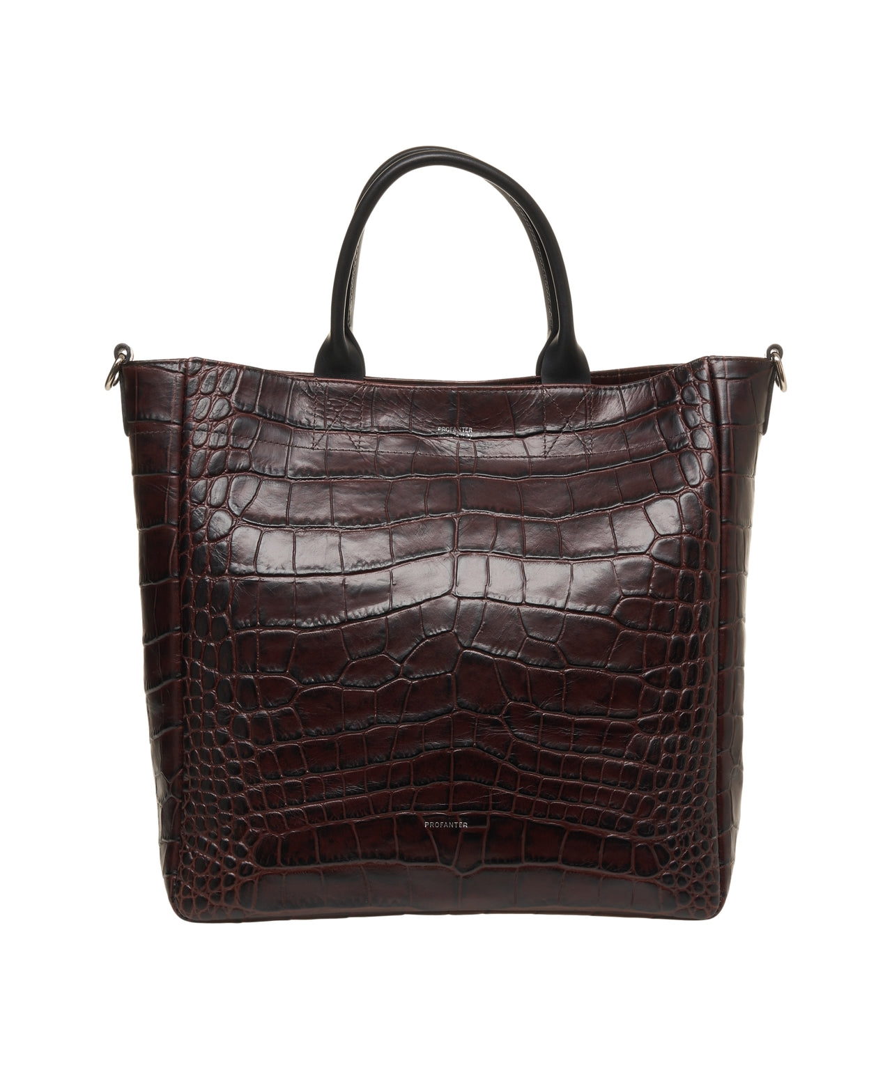 PROFANTER Elegant Crocodile-Print Handbag - 28 x 29.5 x 9.5 cm