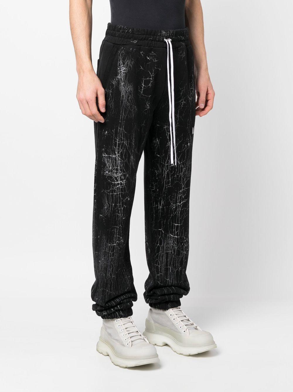 AMIRI Cracked Dye Logo Track Pants