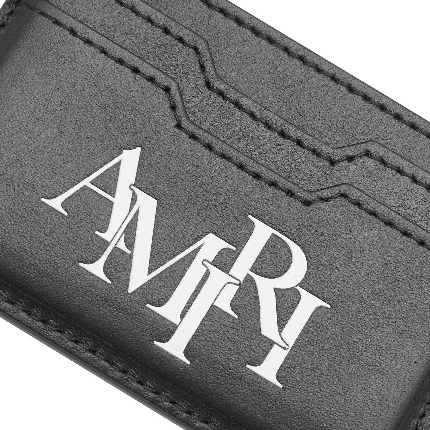 AMIRI Staggered Logo Mini Card Holder