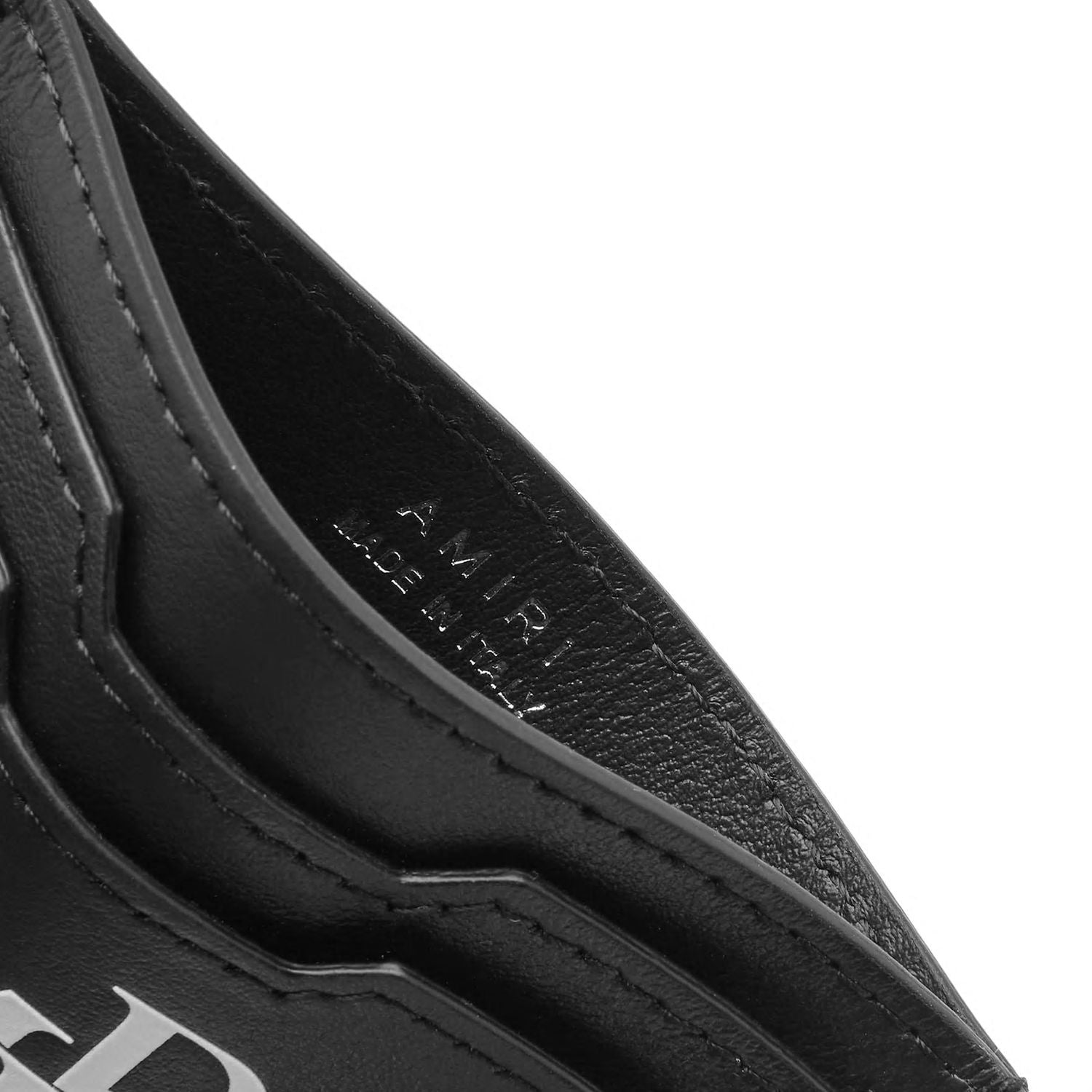 AMIRI Staggered Logo Mini Card Holder