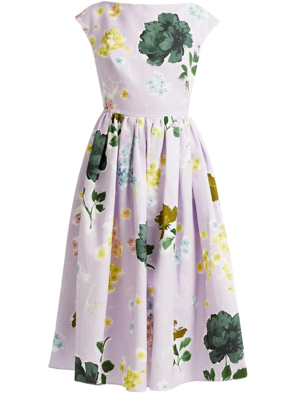 ERDEM Women's Vest Mini with Floral Print - SS25 Collection