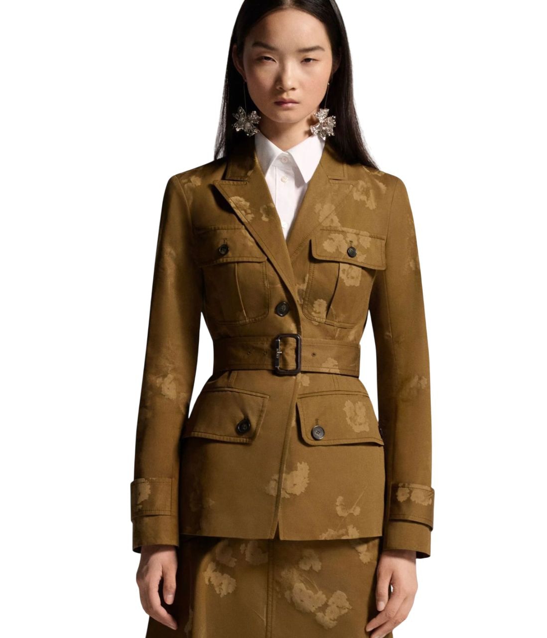 ERDEM Utility Belted Outerwear Jacket for Women