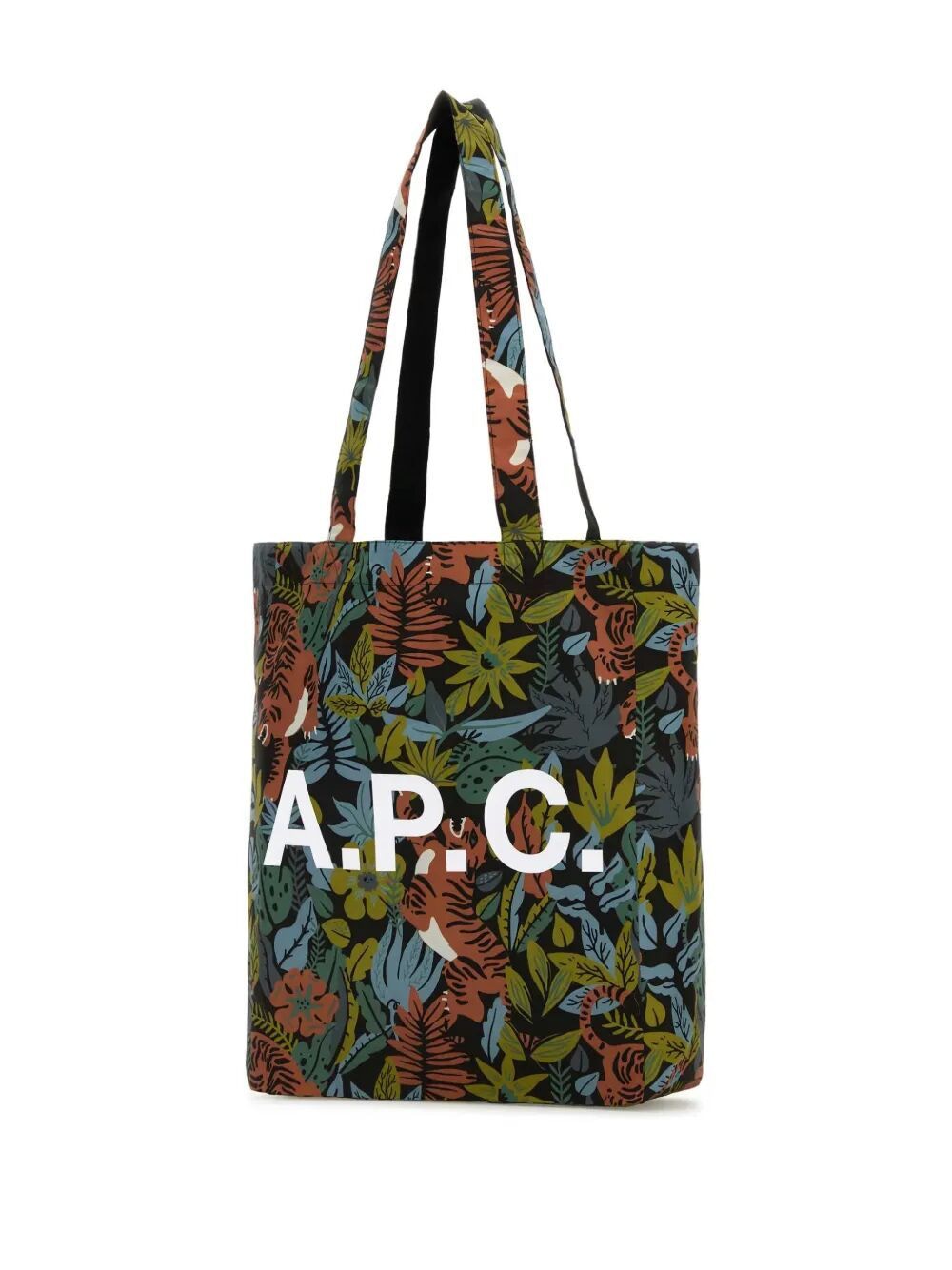 A.P.C. Reversible Printed Mini Tote Handbag