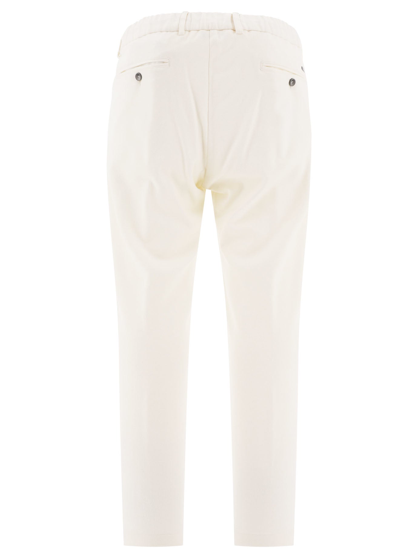 HERNO Cashmere and Silk Trousers with Drawstring Waist