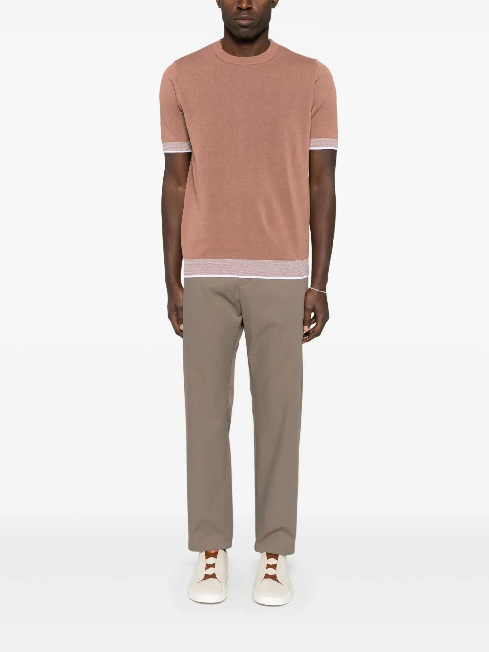 HERNO Cotton Feel Straight-Leg Trousers for Men