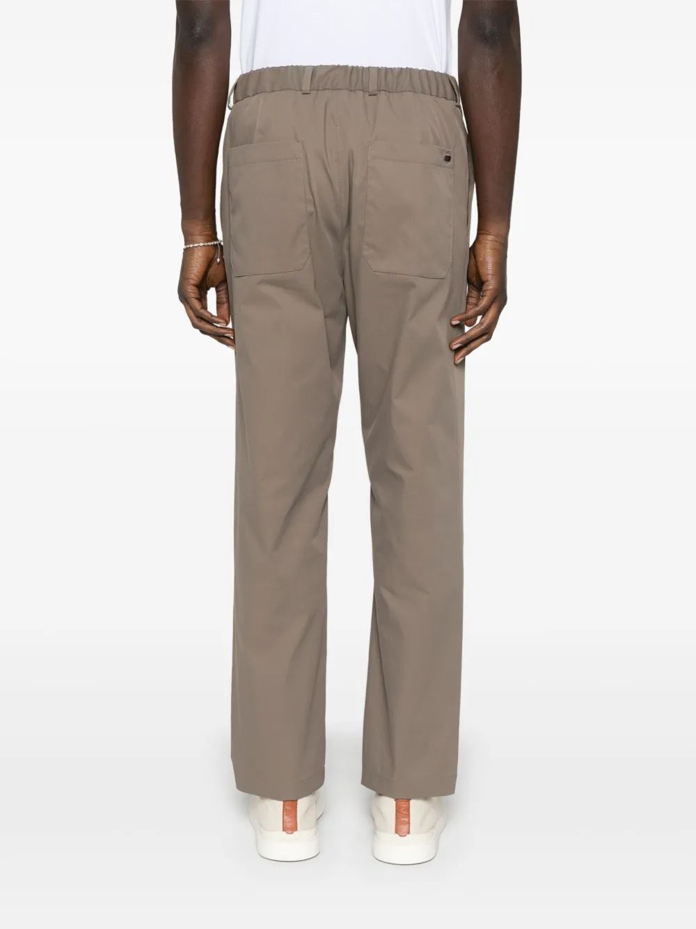 HERNO Cotton Feel Straight-Leg Trousers for Men