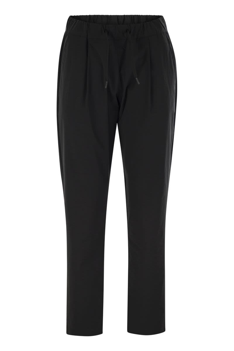 HERNO Ultralight Stretch Nylon Trousers for Women