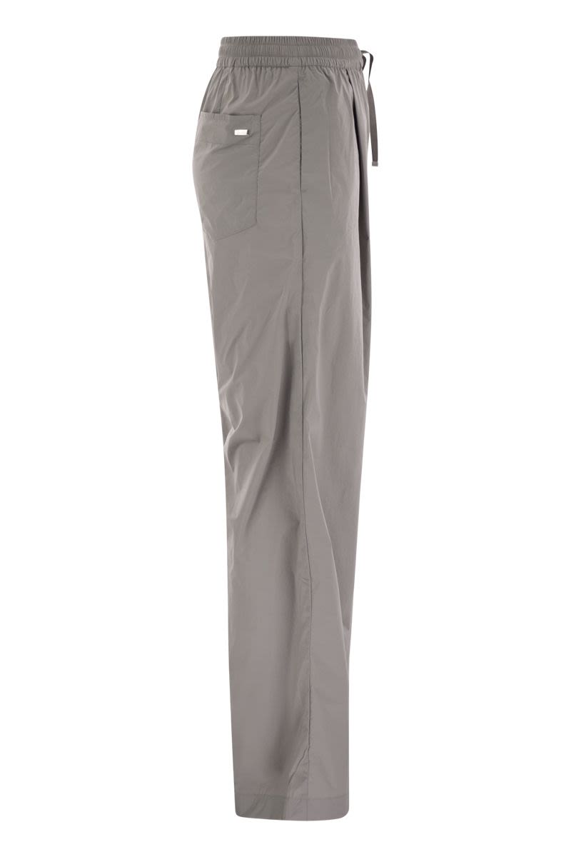 HERNO Women's Wide Leg Stretch Nylon Trousers
