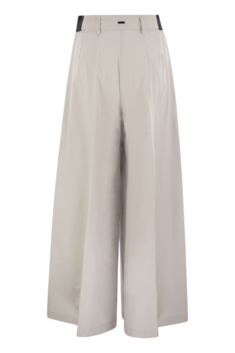 HERNO Sporty Wide-Leg Skirt Trousers for Women