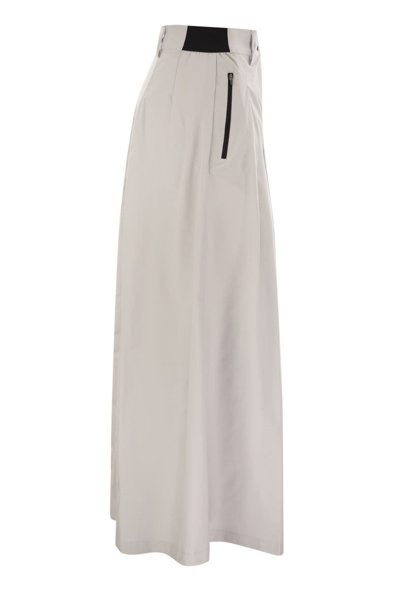 HERNO Sporty Wide-Leg Skirt Trousers for Women