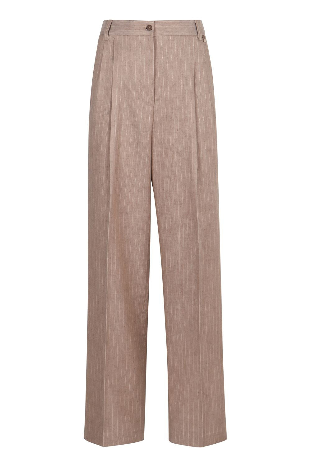 HERNO Linen and Cotton Trousers for Women